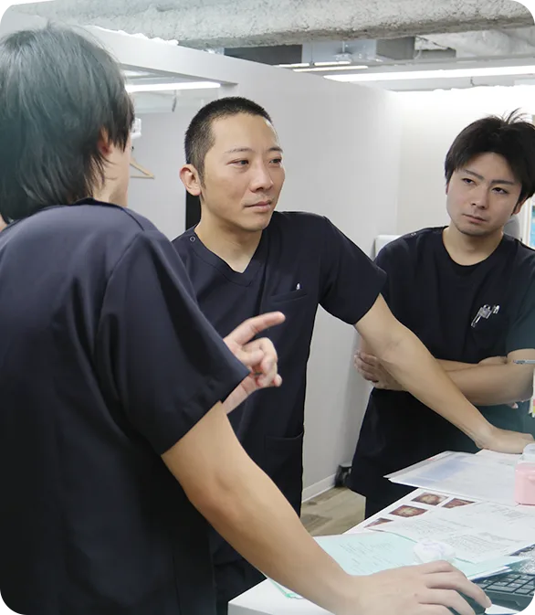 スタッフ同士の会話